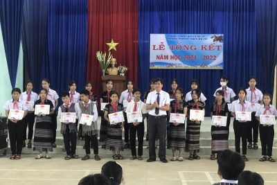 Trường PTDTNT THCS huyện Ba Tơ tổ chức Lễ tổng kết năm học 2021-2022
