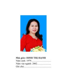 Đinh Thị Hạnh