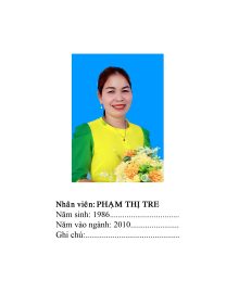 Phạm Thị Tre