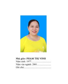 Phạm Thị Vinh