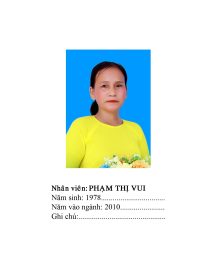 Phạm Thị Vui