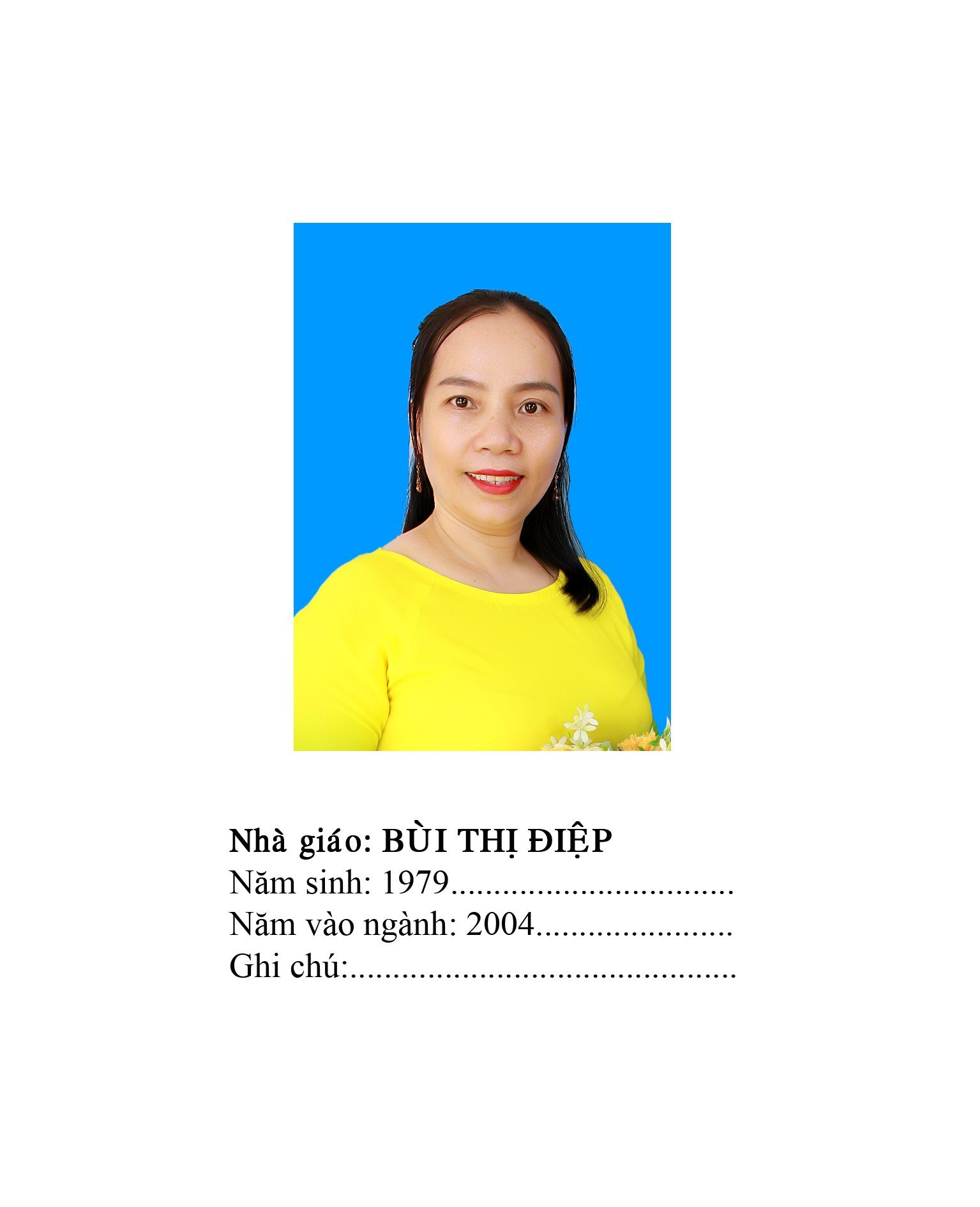 Bùi Thị Điệp