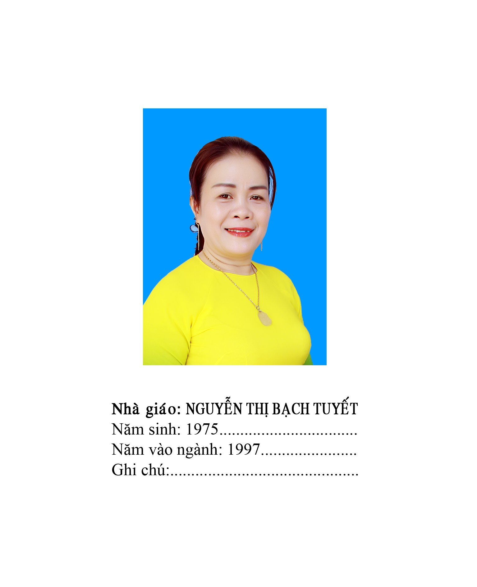 Nguyễn Thị Bạch Tuyết